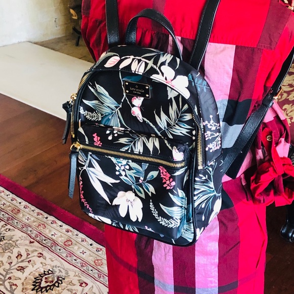 NWT Kate spade botanical Bradley mini backpack - Picture 2 of 7
